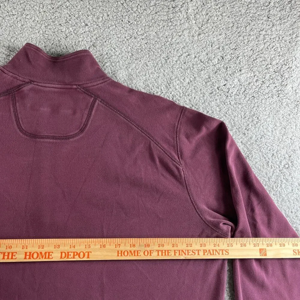 Tommy Bahama Sweater Mens‎ Extra Large Maroon Red Pullover 1/4 Zip Pima Cotton